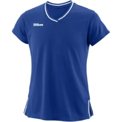 T-SHIRT WILSON JUNIOR FILLE TEAM 2 V-NECK