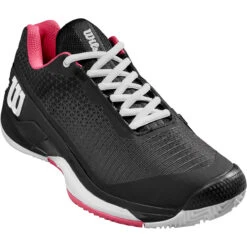 CHAUSSURES WILSON FEMME RUSH PRO 4.0 TERRE BATTUE 8 CHAUSSURES WILSON FEMME RUSH PRO 4.0 TERRE BATTUE -Équipement De Tennis wrs332140 noir 3