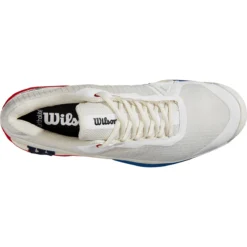 CHAUSSURES WILSON RUSH PRO 4.0 TERRE BATTUE 11 CHAUSSURES WILSON RUSH PRO 4.0 TERRE BATTUE -Équipement De Tennis wrs332640 blanc 6