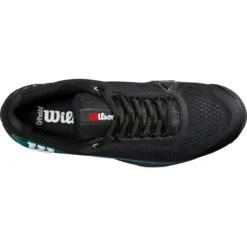 CHAUSSURES WILSON RUSH PRO 4.0 BLADE TOUTES SURFACES -Équipement De Tennis wrs333310 noir 6