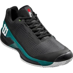 CHAUSSURES WILSON RUSH PRO 4.0 BLADE TERRE BATTUE -Équipement De Tennis wrs333350 noir 3