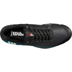CHAUSSURES WILSON RUSH PRO 4.0 BLADE TERRE BATTUE -Équipement De Tennis wrs333350 noir 6